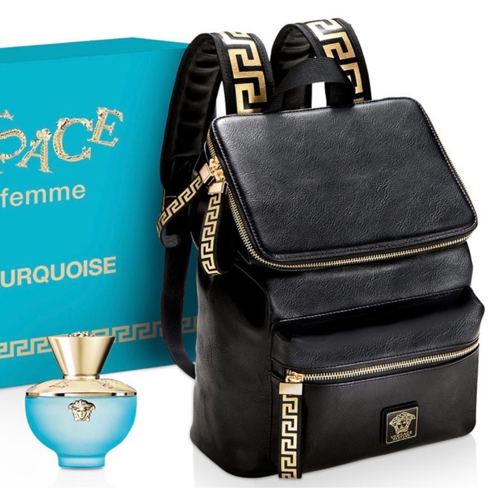 Limited Edition Versace Dylan Turquoise 2-Piece Summer Backpack Perfume Gift Set
